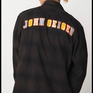 John Geiger Plaid long sleeve shirt